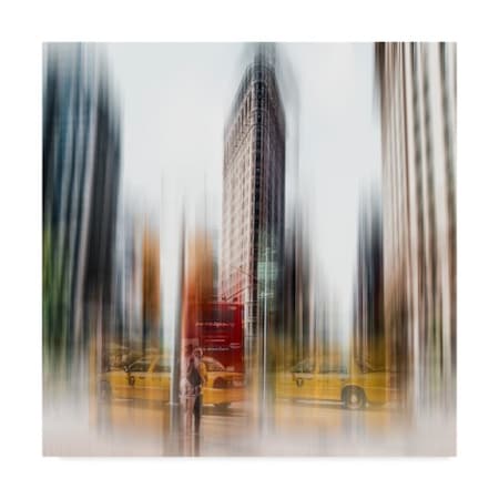 Carmine Chiriaco 'Flatiron Blur' Canvas Art,18x18